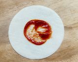 餃子の皮の「魔法のキャンディ・ピザ」作り方1写真