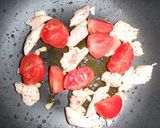 ささみとトマトの超簡単パスタ作り方4写真