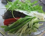 ざるラーメン☆サラダ風　作り方1写真