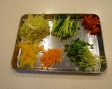 濃厚ごまドレッシングで♬豆腐サラダ作り方2写真