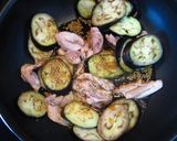 ナスと鶏肉のカマンベールチーズ焼き作り方4写真