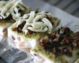 豆餅ピザ〜ジェノベーゼとアンチョビ風味♪作り方2写真