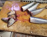 イワシの手開きで イワシ巻き作り方1写真