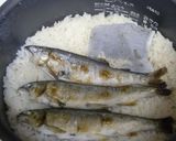 薄味シンプルな☆鮎の炊き込みご飯作り方3写真
