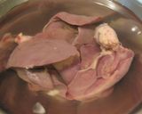 レバーのピリ辛煮作り方1写真