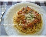 ツナときのこのトマトクリームパスタ♪♪作り方4写真