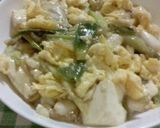 ねぎと豆腐のオイスター炒め☆いり卵のせ作り方8写真