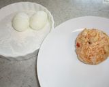 チキンライスエッグ作り方1写真