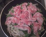 我が家の定番おかず　豚にらもやし作り方1写真