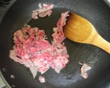 *牛肉と卵のパラパラチャーハン*作り方4写真