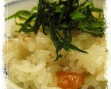 ☆レンジで簡単✿梅おこわ✿☆作り方4写真