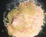 ☆トマトと生ハムの簡単クリームパスタ☆作り方7写真