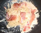 ☆トマトと生ハムの簡単クリームパスタ☆作り方8写真
