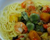 カボチャの甘煮も入れちゃえパスタ作り方7写真