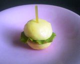 ミニミニ☆チーズバーガー　キャラ弁おかず作り方4写真