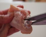 手羽先の骨の抜き方（手羽先餃子編）作り方3写真