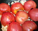 美トマトスープ　クリームチーズを添えて作り方2写真