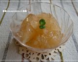 梅酒入り☆はちみつグレープフルーツゼリー作り方3写真