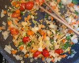 大豆肉のエビチリ作り方5写真