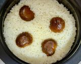 米と酒の蒸気で蒸すおかずを引き立てる極上椎茸ご飯作り方2写真
