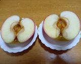 せいろで果物もイケる♪魅力的な蒸し林檎🍎作り方3写真