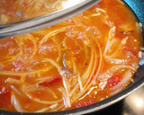鍋ひとつで☆あさりとトマトのスープスパ作り方4写真