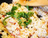 ✿大葉とベーコンの味噌バター炒飯✿作り方8写真
