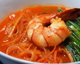 ☆野菜ジュースde真っ赤なフォー♬♫作り方6写真