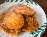 お豆腐の明太子ふわふわ焼き作り方5写真