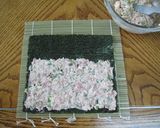 豚挽肉＆豆腐で蒸しのり巻き☆作り方2写真