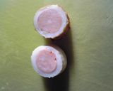 ちくわとウインナーでひまわりのお花♪作り方1写真