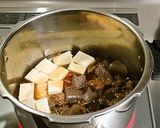 にんにく香る牛スジ肉で✿肉豆腐✿作り方6写真