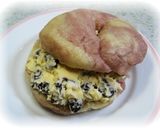 豆腐入米粉ベーグル☆レーズンバターサンド作り方10写真
