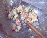朝食に！食パンにポテトサラダ作り方1写真