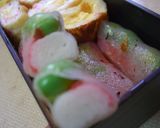 お弁当に。カニカマと枝豆の揚げ春巻き♪作り方3写真