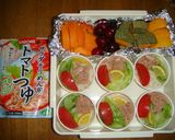 暑〜い運動会★そうめん弁当★に決まり〜！作り方1写真