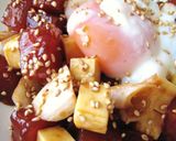 まぐろと焼き葱とチーズdeピリ辛和え❤作り方7写真