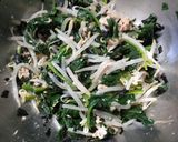ほうれん草ともやしの のりずあえ作り方7写真