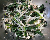 ほうれん草ともやしの のりずあえ作り方7写真