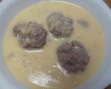 肉団子入りコーンクリームスープ作り方7写真