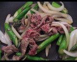 アスパラと新玉ねぎの塩系焼きそば作り方4写真