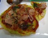 蓮根入り豆乳お好み焼き♪作り方7写真