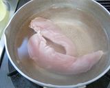 簡単☆ささみの中華風サラダ作り方1写真