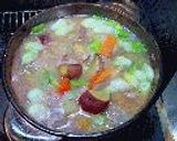 家族団らん♪　あったか豚汁サツマイモ入り作り方3写真