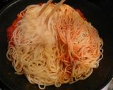豚バラと☆トマトクリームパスタ作り方4写真