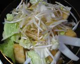 蒸し野菜の肉味噌がけ（回鍋肉風味）作り方2写真