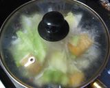 蒸し野菜の肉味噌がけ（回鍋肉風味）作り方3写真