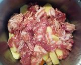 韓国風♪簡単！じゃがいもと豚肉重ね煮作り方3写真