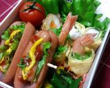 簡単♪ひとくちホットドッグ キャラ弁に作り方6写真
