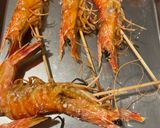 おせちに❁﻿活き車海老の塩焼き作り方6写真